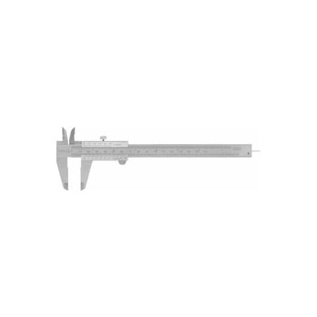 Holex Vernier Caliper, 1/50 Graduation, with Rod Type Depth Gage, Measuring range: 150 mm 410205 150
